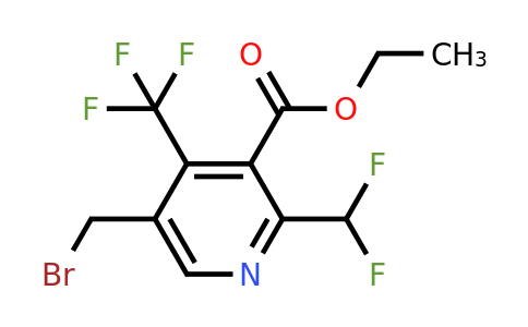 1361908-59-9 | Ethyl 5-(bromomethyl)-2-(difluoromethyl)-4-(trifluoromethyl)pyridine-3-carboxylate
