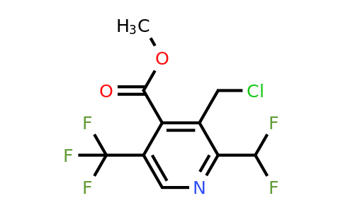 1361913-35-0 | Methyl 3-(chloromethyl)-2-(difluoromethyl)-5-(trifluoromethyl)pyridine-4-carboxylate