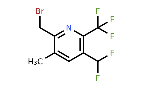 2-(Bromomethyl)-5-(difluoromethyl)-3-methyl-6-(trifluoromethyl)pyridine