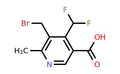 1361914-67-1 | 3-(Bromomethyl)-4-(difluoromethyl)-2-methylpyridine-5-carboxylic acid