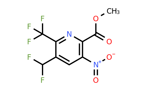 1361917-98-7 | Methyl 3-(difluoromethyl)-5-nitro-2-(trifluoromethyl)pyridine-6-carboxylate