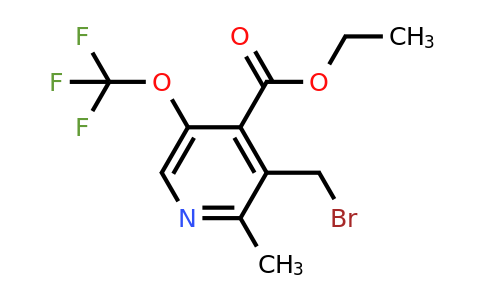 1361920-50-4 | Ethyl 3-(bromomethyl)-2-methyl-5-(trifluoromethoxy)pyridine-4-carboxylate