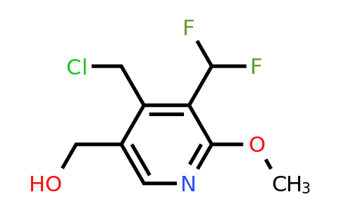 4-(Chloromethyl)-3-(difluoromethyl)-2-methoxypyridine-5-methanol