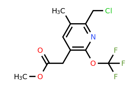 1361922-43-1 | Methyl 2-(chloromethyl)-3-methyl-6-(trifluoromethoxy)pyridine-5-acetate