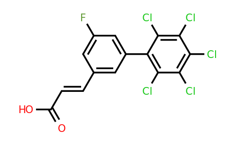 1361924-61-9 | 5-Fluoro-2',3',4',5',6'-pentachlorobiphenyl-3-acrylic acid