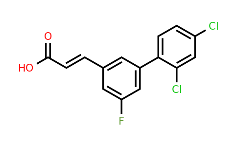 1361924-76-6 | 3-(2',4'-Dichloro-5-fluoro-biphenyl-3-yl)-acrylic acid