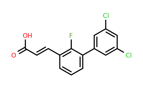 1361925-06-5 | 3-(3',5'-Dichloro-2-fluoro-biphenyl-3-yl)-acrylic acid