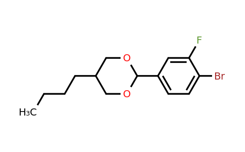 1363339-35-8 | 2-(4-Bromo-3-fluorophenyl)-5-butyl-1,3-dioxane