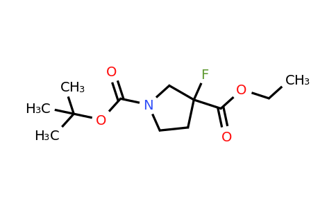 1363382-13-1 | Ethyl 1-Boc-3-fluoropyrrolidine-3-carboxylate