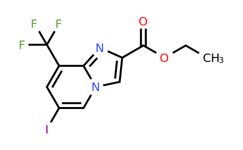 1363405-66-6 | Ethyl 6-iodo-8-(trifluoromethyl)imidazo[1,2-a]pyridine-2-carboxylate