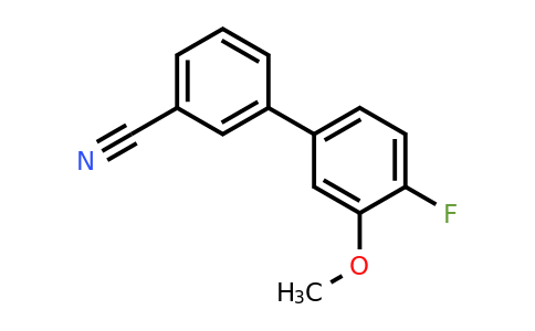 1365271-56-2 | 3-(4-Fluoro-3-methoxyphenyl)benzonitrile