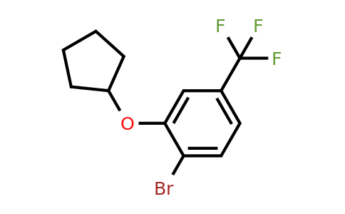 1365271-60-8 | 1-Bromo-2-(cyclopentyloxy)-4-(trifluoromethyl)benzene