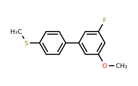 1365272-00-9 | 3-Fluoro-5-methoxy-4'-methylthiobiphenyl