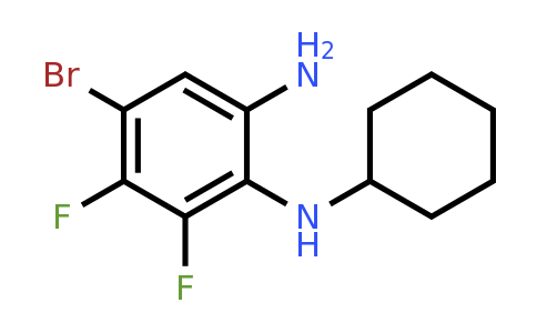 1365272-15-6 | 5-Bromo-2-(N-cyclohexylamino)-3,4-difluoroaniline