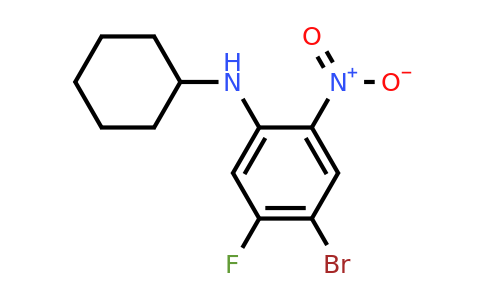 1365272-38-3 | 4-Bromo-N-cyclohexyl-5-fluoro-2-nitroaniline