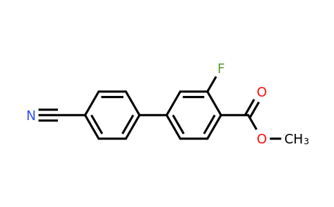 1365272-59-8 | Methyl 4'-cyano-3-fluoro-[1,1'-biphenyl]-4-carboxylate