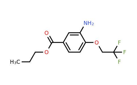 1365957-82-9 | Propyl 3-amino-4-(2,2,2-trifluoroethoxy)benzoate