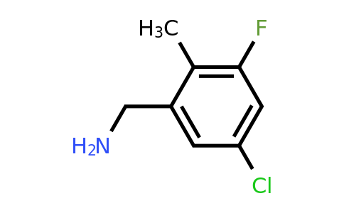 1365988-33-5 | (5-Chloro-3-fluoro-2-methylphenyl)methanamine