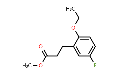 1368277-93-3 | Methyl 2-ethoxy-5-fluorophenylpropanoate