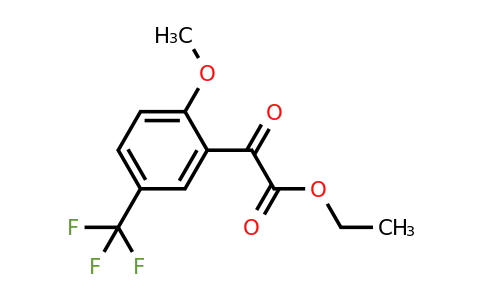1368381-65-0 | Ethyl 2-(2-methoxy-5-(trifluoromethyl)phenyl)-2-oxoacetate