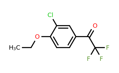 1368544-74-4 | 1-(3-Chloro-4-ethoxyphenyl)-2,2,2-trifluoroethanone
