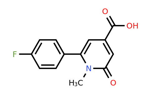 1368556-31-3 | 6-(4-Fluorophenyl)-1-methyl-2-oxo-1,2-dihydropyridine-4-carboxylic acid