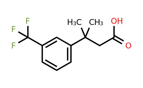 1369063-42-2 | 3-Methyl-3-(3-(trifluoromethyl)phenyl)butanoic acid