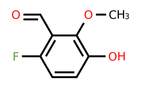 1369370-34-2 | 6-Fluoro-3-hydroxy-2-methoxybenzaldehyde