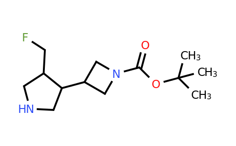1373028-80-8 | tert-Butyl 3-(4-(fluoromethyl)pyrrolidin-3-yl)azetidine-1-carboxylate