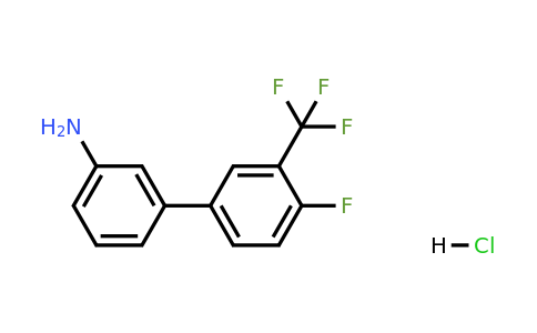 1373232-65-5 | 3-[4-Fluoro-3-(trifluoromethyl)phenyl]aniline, HCl