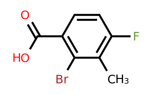 1373412-97-5 | 2-Bromo-4-fluoro-3-methylbenzoic acid