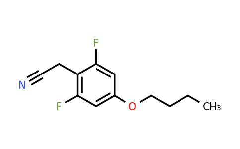 1373921-02-8 | 2-(4-Butoxy-2,6-difluorophenyl)acetonitrile