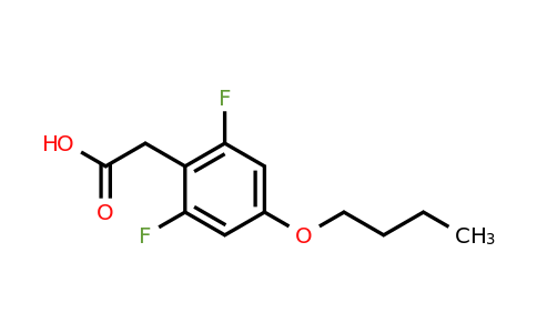 1373921-12-0 | 2-(4-Butoxy-2,6-difluorophenyl)acetic acid