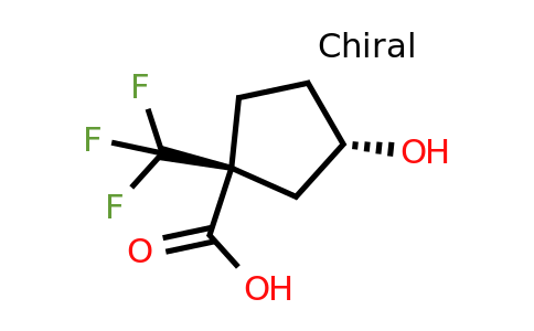 1374328-97-8 | trans-3-hydroxy-1-(trifluoromethyl)cyclopentanecarboxylic acid