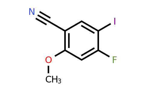 1374358-37-8 | 4-Fluoro-5-iodo-2-methoxy-benzonitrile