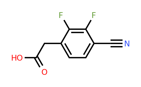 1374573-40-6 | 4-Cyano-2,3-difluorophenylacetic acid