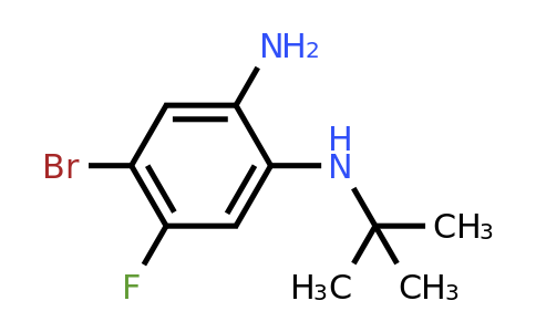 1375068-67-9 | 4-Bromo-N1-(tert-butyl)-5-fluorobenzene-1,2-diamine