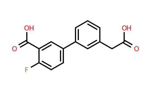 1375068-82-8 | 5-[3-(Carboxymethyl)phenyl]-2-fluorobenzoic acid