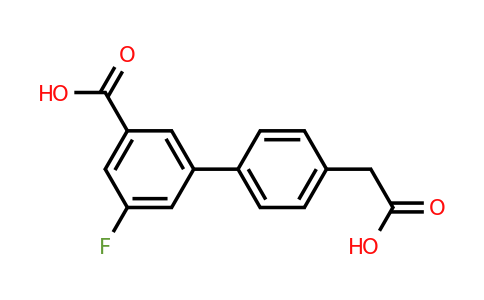 1375068-90-8 | 3-[4-(Carboxymethyl)phenyl]-5-fluorobenzoic acid