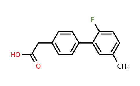 1375068-96-4 | [4-(2-Fluoro-5-methylphenyl)phenyl]acetic acid