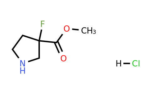 1375473-59-8 | Methyl 3-fluoropyrrolidine-3-carboxylate hydrochloride