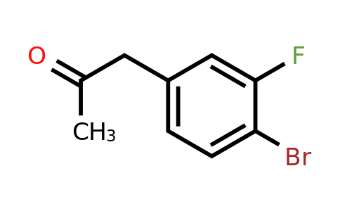 1376059-63-0 | 1-(4-Bromo-3-fluorophenyl)propan-2-one