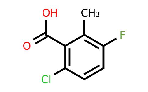 1376760-14-3 | 6-Chloro-3-fluoro-2-methylbenzoic acid