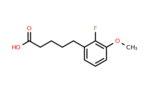 1378238-85-7 | 5-(2-Fluoro-3-methoxyphenyl)pentanoic acid
