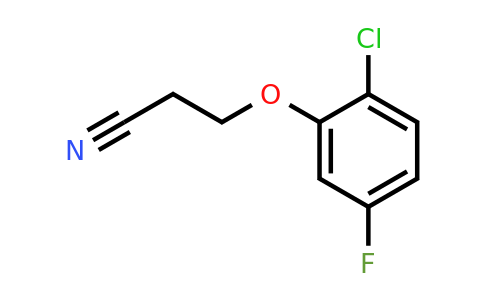 1378600-57-7 | 3-(2-Chloro-5-fluorophenoxy)propanenitrile