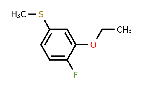 1378798-24-3 | (3-Ethoxy-4-fluorophenyl)(methyl)sulfane