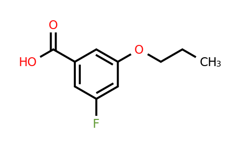 1378826-86-8 | 3-Fluoro-5-propoxybenzoic acid