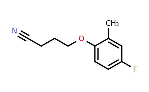 1379037-22-5 | 4-(4-Fluoro-2-methylphenoxy)butanenitrile