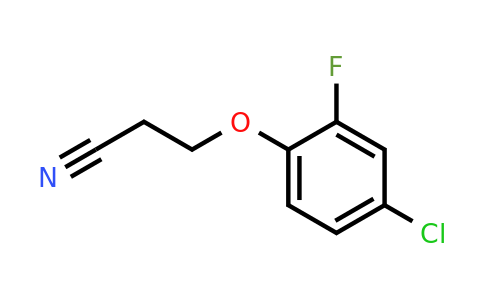 1379167-60-8 | 3-(4-Chloro-2-fluorophenoxy)propanenitrile