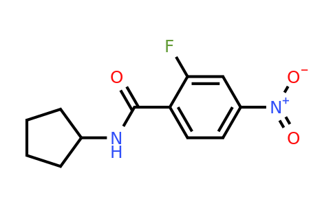 1379168-33-8 | N-Cyclopentyl-2-fluoro-4-nitrobenzamide